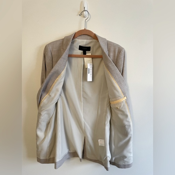 J crew Linen Blazer Size 2 - Picture 3 of 5